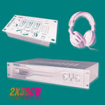 Pack sonorisation amplificateur 700W SA1000 + Table de mixage 3 voies 5 entrées + Casque