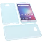 Bag for Blu Vivo 6 Smartphone Case Cover TPU Rubber Blue