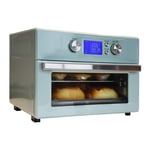 GJJSZ Toaster oven,25L Electric Oven 1800W Household Multifunction Air Frying/Barbecue/Baking/Dry Fruit All-in-One Stainless Steel Oven(Color:Green)