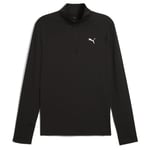 M Run Velocity Cloudspun 1/4 Zip PUMA Black, storlek Small