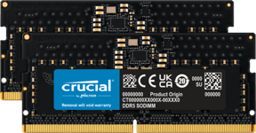 Crucial 16gb Kit 2x8gb Ddr5-5600 Sodimm 16gb 5600mhz Ddr5