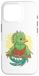 Coque pour iPhone 16 Pro Dessin animé mignon oiseau Quetzal