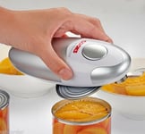 Cooks Professional Electric Tin Can Opener Automatic One Touch Battery Operated