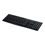 Logitech wireless keyboard k270 clavier maison rf sans fil azerty français noir