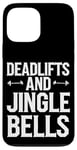 iPhone 13 Pro Max Funny Deadlifts and Jingle Bells Santa Claus Gym Fitness Pun Case