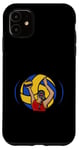 Coque pour iPhone 11 Volley de plage, je sais que je joue comme une fille, essaie de suivre