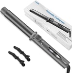 Hair  Curler  Curling  Wand :  Newbie  One - Touch  Automatic  Curling  Iron  fo