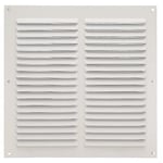 Amig - Grille de ventilation carrée en Aluminium avec moustiquaire | Grilles d'aération pour sortie d'air | Idéal pour plafond de cuisine et salle de bain | Dimensions : 200 x 200 mm | Couleur: Blanc