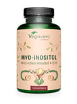 Vegavero Myo-Inositol D-Chiro-Inositol Complex | with Resveratrol, Coenzyme Q10, Zinc, Vitamin B6 & Folic Acid (Quatrefolic®) | PCOS Supplement | NO Additives | 120 Capsules | Vegan