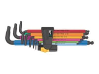 Wera 950/9 Hex-Plus Multicolour Imperial 2 - L-Nøkkelsett - 9 Deler - Inn Clip-Holder