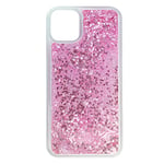 Babaco Coque de téléphone pour Iphone 11 Pro Effet Paillettes liquides, Rose