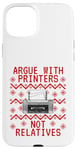 iPhone 15 Plus Ugly Christmas Printer, IT Technician, Computer Office Funny Case