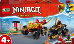 LEGO Ninjago 71789 - Kain ja Rasin auto- ja motskaritaistelu