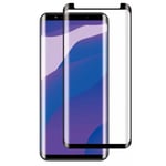 Samsung Galaxy S9 Plus Skärmskydd Härdat Glas 9H 3D svart