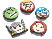 Crocs Unisex's Avengers Emojis 5 Pack Shoe Charms, One Size