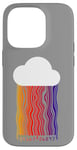 iPhone 14 Pro Cloud with Rainbow Rain Code Wave Case