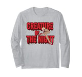 Rocky Horror Show Creature Of The Night Red Text Legs Long Sleeve T-Shirt