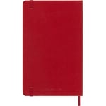 Agenda civil semainier Moleskine Grand Format Couverture Rigide Rouge