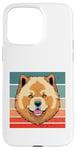 Coque pour iPhone 15 Pro Max Chien Chow Chow Chow Chow face à un fidèle amoureux des