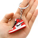 3D Mini Air Sneaker Nyckelring AJ Modell Skor Nyckelring Pojke Män Ryggsäck Hänge