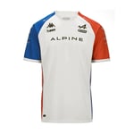 Maillot Kombat Ocon France Bwt Alpine F1 Team Blanc Homme