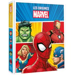 MARVEL - Les Origines des Super Héros - Spider-Man, Hulk, Iron-Man, Captain Marvel, Captain America (Cartonné)