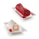 Lot moule en silicone Corallo et moule à insert bûche Silikomart