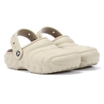 Crocs Classic Lined Overpuff Women's Beige Clogs