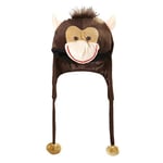 W WIDMANN MILANO Party Fashion Generique - Bonnet Singe en Peluche Adulte