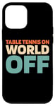 Coque pour iPhone 12 mini Retro Ping Pong Joueur Entraîneur - Vintage Tennis De Table