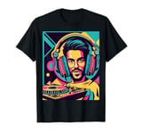 DJ Headphones, Hip Hop, Giant, Headphones, 80s, 90s, Techno T-Shirt