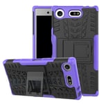 Sony Xperia XZ1 Compact      Heavy Duty Case    [Purple]