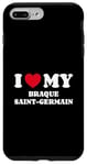 Coque pour iPhone 7 Plus/8 Plus Braques Saint-Germain I Love My Braque Saint-Germain