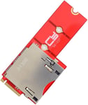 M.2 NVMe Carte mère vers CF Express Extension Adaptateur M2 M-Key pour CFE Type-B Support R5 Z6 Z7 Carte mémoire(Q1241)