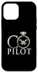 Coque pour iPhone 12 mini Drone Co-Pilote Femme Petite Amie Fiançailles Mariage