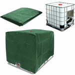 Bâche de réservoir d'eau, Bâche Couverture Réservoir ibc pour Cuve 1000L, Capôt de Protection Container Citerne Eau, Anti-poussière Anti-UV