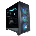 CyberPowerPC Luxe Gaming PC - AMD Ryzen 7 7800X3D, Nvidia RTX 4070 12GB, 32GB RAM, 1TB NVMe SSD, 650W 80+ PSU, Wi-Fi, Liquid Cooling, Windows 11, 3000D RGB