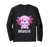 BBQalotl Axolotl Cute Bar-b-que Barbeque Long Sleeve T-Shirt