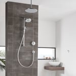 Aqualisa Unity Q Digital Shower Concealed Dual 250mm Drencher & Handset Chrome