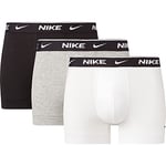 Nike 0000KE1008-MP1 TRUNK Boxer mens white/grey heather/black XS