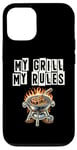 Coque pour iPhone 12/12 Pro My Grill My Rules Griller Grill Cook BBQ Barbecue Griller Barbecue