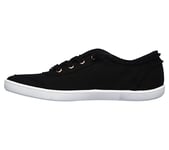 Skechers Women's Bobs B Cute Trainers, Black Black Canvas Blk, 2.5 UK