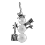 TheCharmWorks 925 Sterling Silver Snowman With Shovel Charm