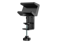 Startech.Com Power Strip Desk Mount - Clamp-On Power Strip Holder - Adjustable - Desk / Table Clamp For Power Strip (Pwrstrpclmp) - Monteringsklämma Till Effektband - Bordsmonterbar - Svart