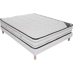 Ensemble 180x200 memoryfoam Sommier + Matelas Hauteur 25cm