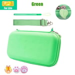 Périphériques Gamers,2021 pour Nintend Switch Lite sacoche Transport mallette de rangement couverture mignon rose - Type Lite Green