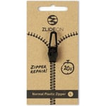 Zlideon Zlideon Normal Plastic Zipper L - Black - - L- Naturkompaniet