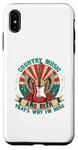 iPhone XS Max Country Music Funny Play Sing Songs Sayings Jokes Fun Case