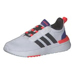 adidas Bébé garçon Racer Tr21 I Chaussures de Course, FTWR White Core Black Lucid Blue, 21 EU