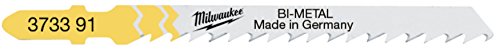 Milwaukee LCA10513 Carte de 5 Lames de scie sauteuse Bi-métal-Spécial bois-75 mm-4932373391